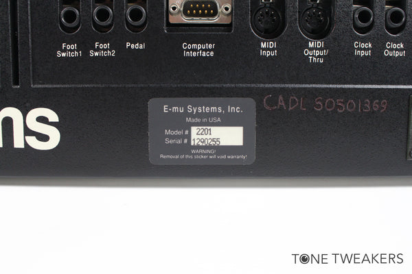 Emu Emax II For Sale – Tone Tweakers Inc.