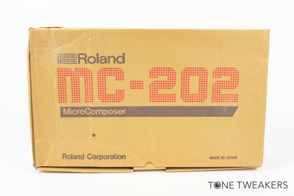 日本製国産ローランド/Roland MC-202 MicroComposer 音出しOK ジャンク扱い ①/シンセサイザー マイクロコンポーザー ローランド
