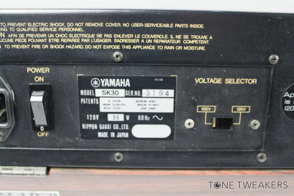 Yamaha SK30 For Sale Professionally Refurbished Working Perfectly – Tone  Tweakers Inc.