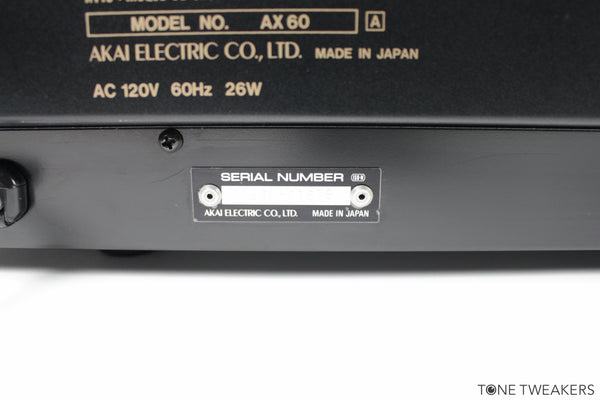 Akai AX60 For Sale – Tone Tweakers Inc.
