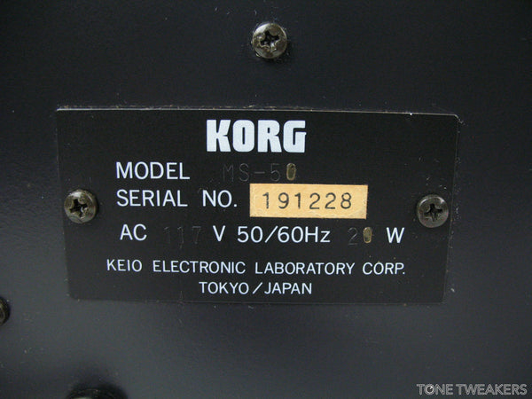 Korg MS50 For Sale - ex-Vince Clarke - Refurbished & Future