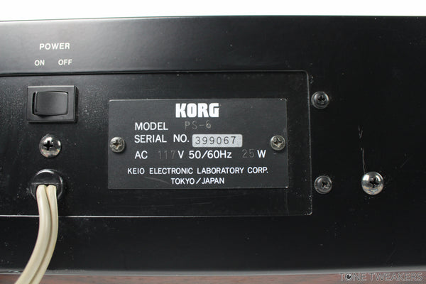 Fully Refurbished Korg Polysix For Sale – Tone Tweakers Inc.