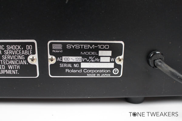 Roland System-100 Model 102 For Sale - Meticulously Serviced – Tone  Tweakers Inc.