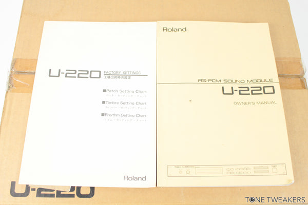 Roland U-220 In Original Box For Sale – Tone Tweakers Inc.