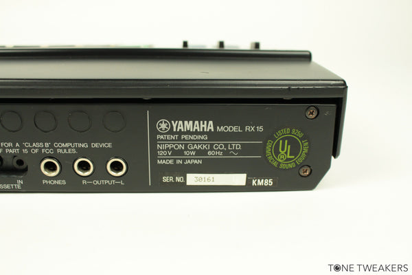 Yamaha RX15 Digital Drum Machine For Sale – Tone Tweakers Inc.