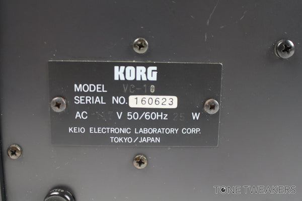 Korg VC-10 Vocoder For Sale Meticulously Refurbished Highest