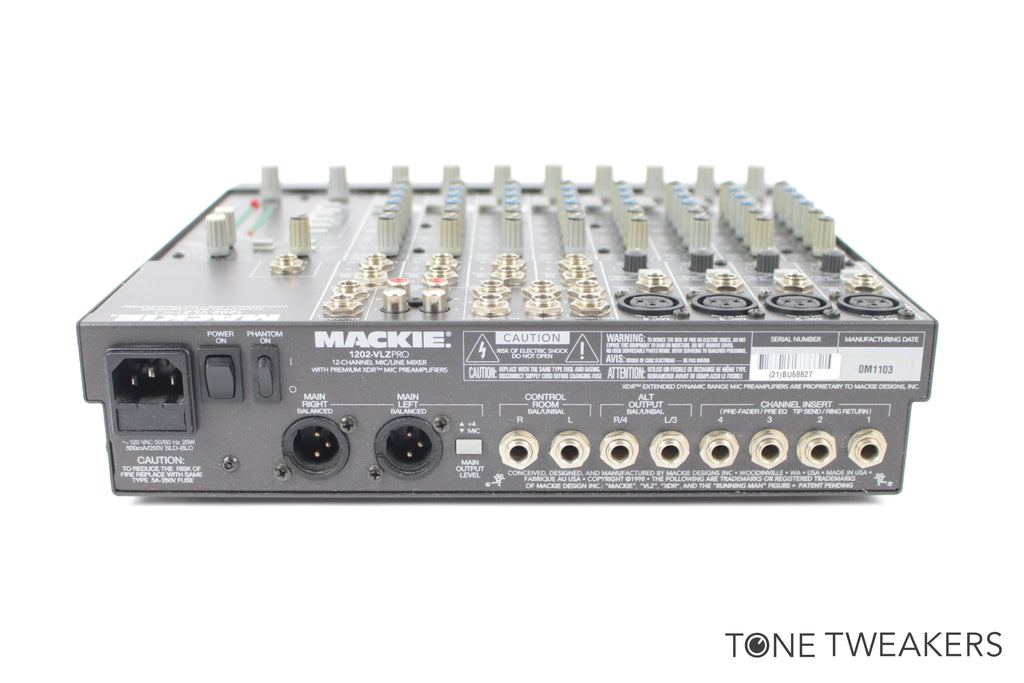 Mackie 1202 VLZ Pro in original box with manual For Sale – Tone