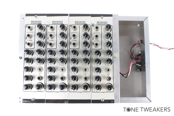 Serge Modular Resonant Equalizer x4 Panel