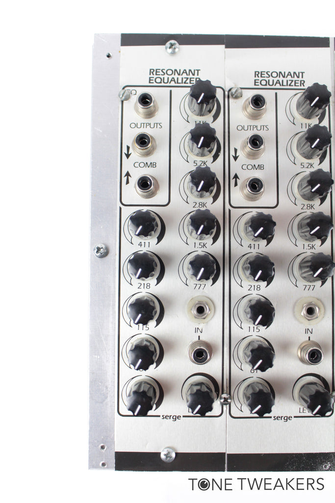 Serge Modular Music System Resonant Equalizer x4 Panel For Sale Vintage ...