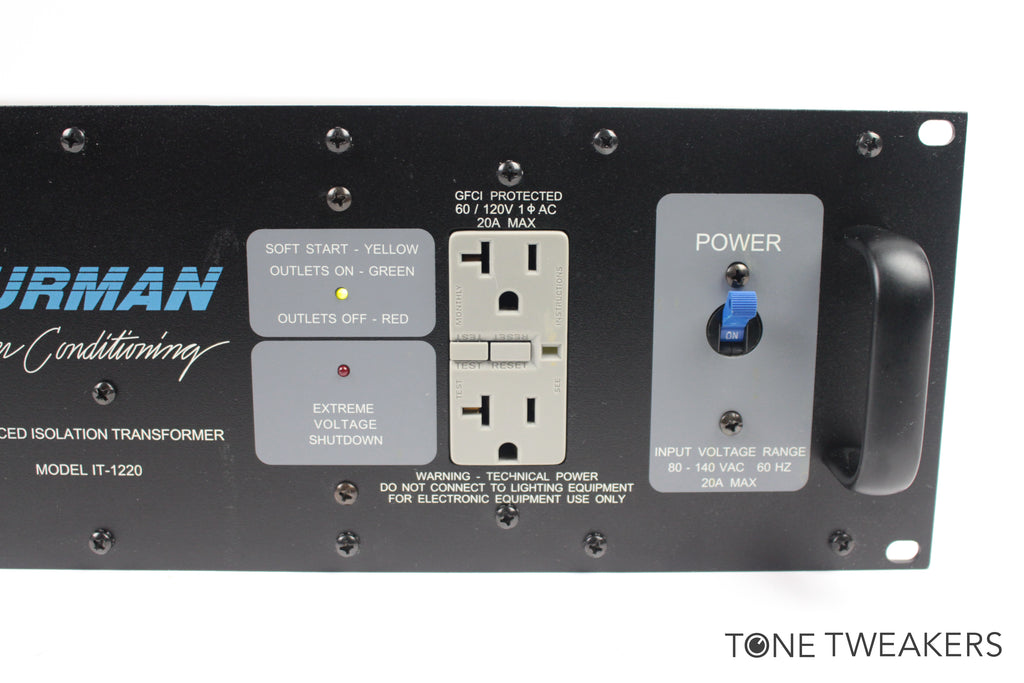 Furman Model IT1220 Power Conditioning Transformer For Sale Tone