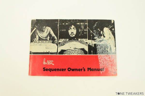 ARP Sequencer Owners Manual