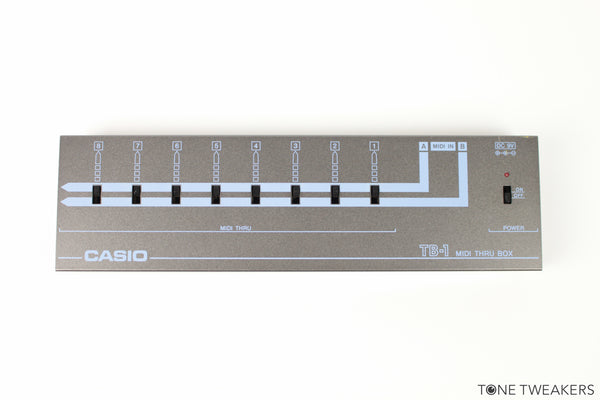Casio TB-1 MIDI Thru Box w/ Manual