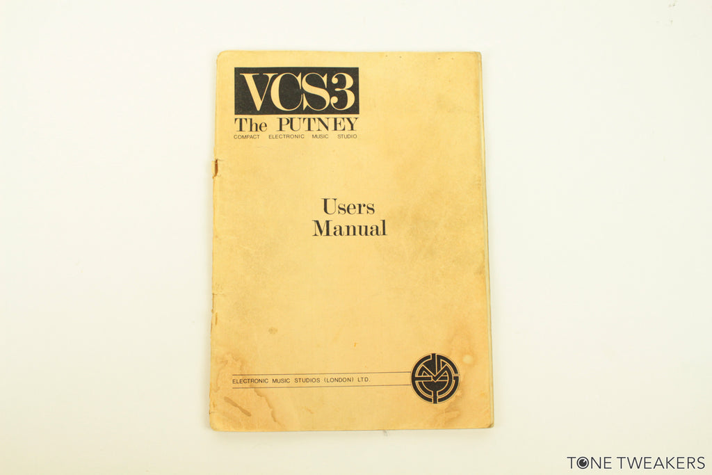 EMS VCS3 Owners Manual