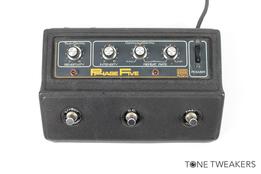 vintage phaser pedal Vintage Roland Phase Five Phaser Pedal For Sale – Tone Tweakers Inc