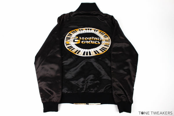 Sequential Circuits Inc Synthesizer Tour Jacket 3 (Black) Official 80s Vintage
